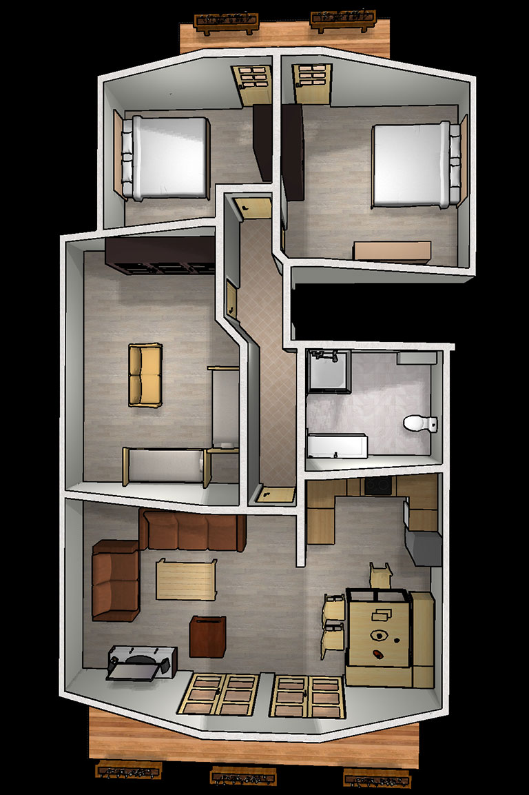 Moritzenhof-Lenggries-Ferienwohnung-im-Dachgeschoss-Skizze